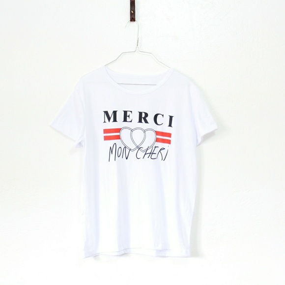 Merci Graphic T-Shirt - Picture 2 of 5